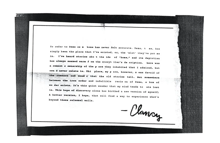 Letters Clancy
